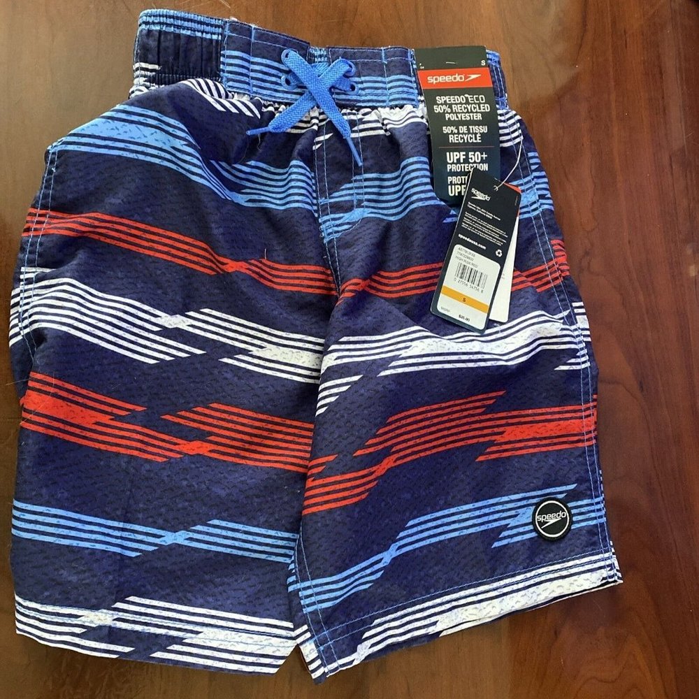 Speedo Boys Kids Printed 17" Swimming Pool Beach Water Swim Shorts